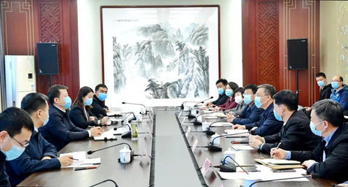 楊勤榮與山西文旅集團(tuán)董事長(zhǎng)王文保一行舉行工作座談會(huì)